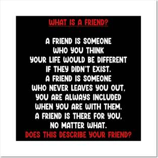 What Is A Friend? Posters and Art